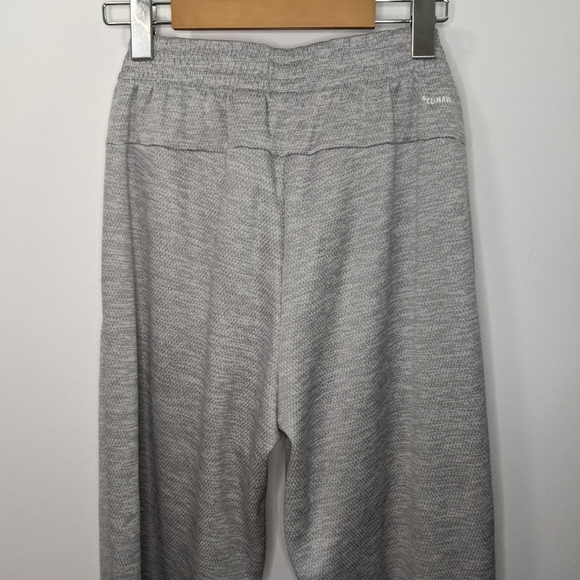 ADIDAS teams climawarm, ribbed grey jogger pants - Picture 10 of 12